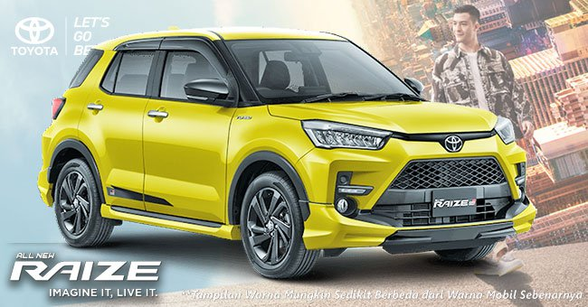 Warna Yellow New Toyota RAIZE Jakarta