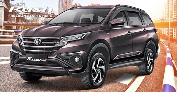 Warna Dark Red Mica Metallic New Toyota RUSH Jakarta