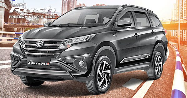 Warna Black Mica Hitam New Toyota RUSH Jakarta