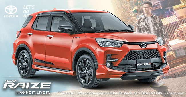 Warna Red Merah New Toyota RAIZE Jakarta
