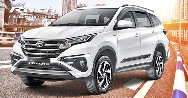 Warna White Putih New Toyota RUSH Jakarta