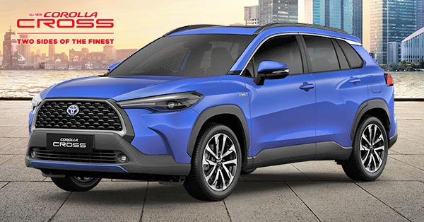 Warna Nebula Blue Metallic New Toyota Corolla Cross Jakarta