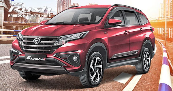 Warna Deep Maroon Mica New Toyota RUSH Jakarta