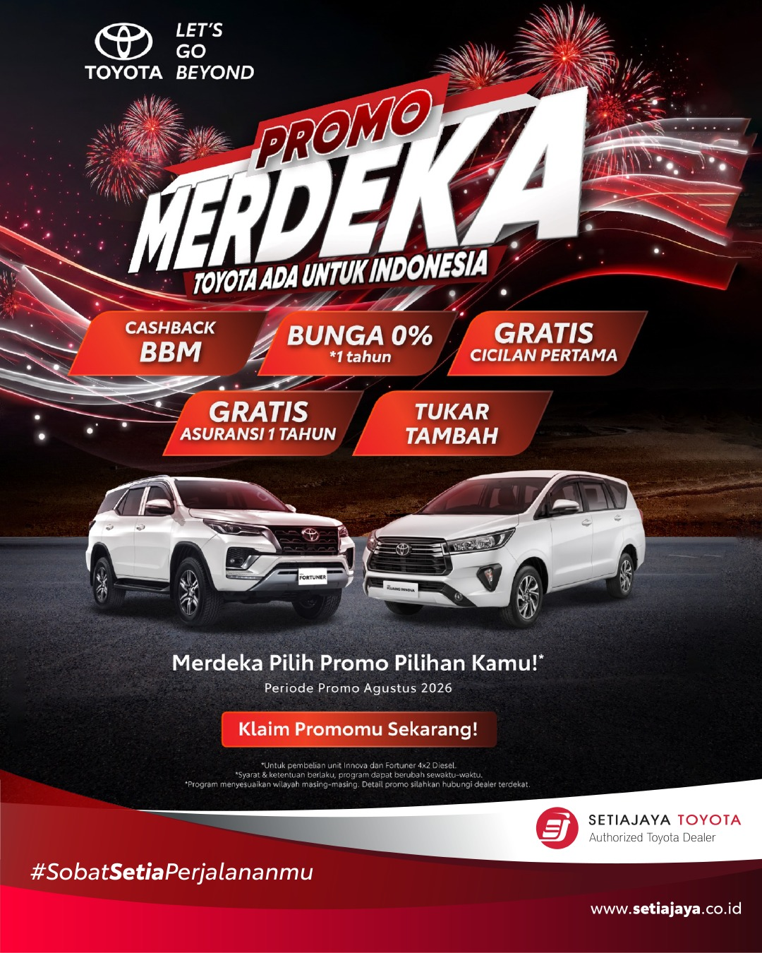 Promo Merdeka Toyota · Agustus 2026