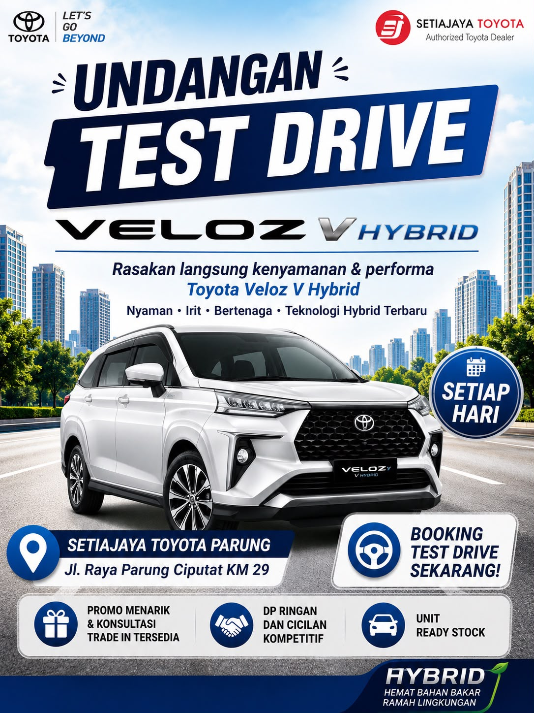 Test Drive Veloz V Hybrid