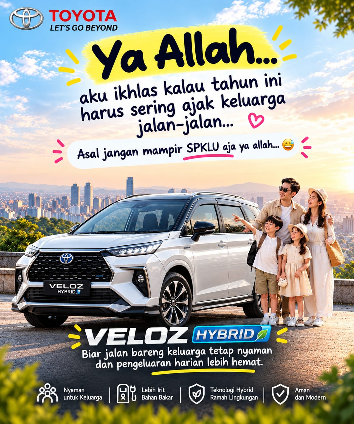 Veloz Hybrid untuk Keluarga